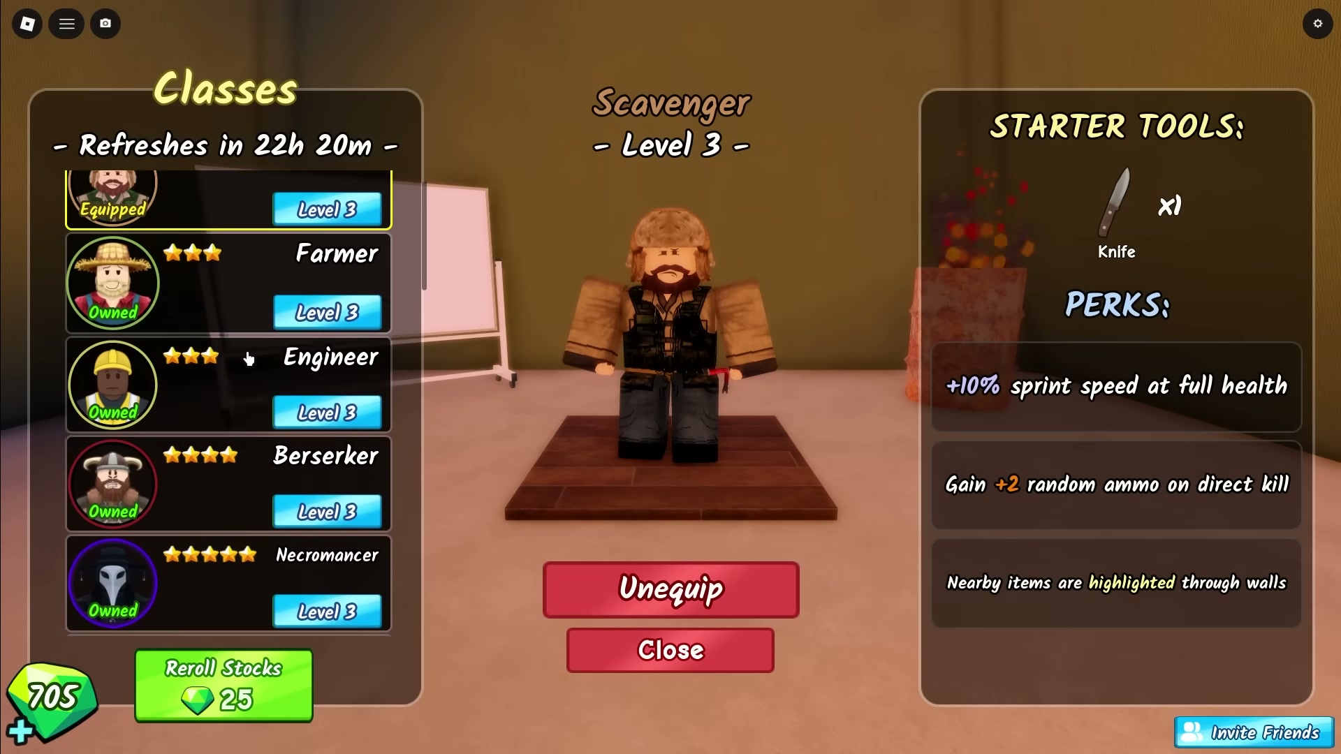 Survive the Apocalypse best classes — Berserker Commander and Scavenger gameplay — screenshot 29 of 31