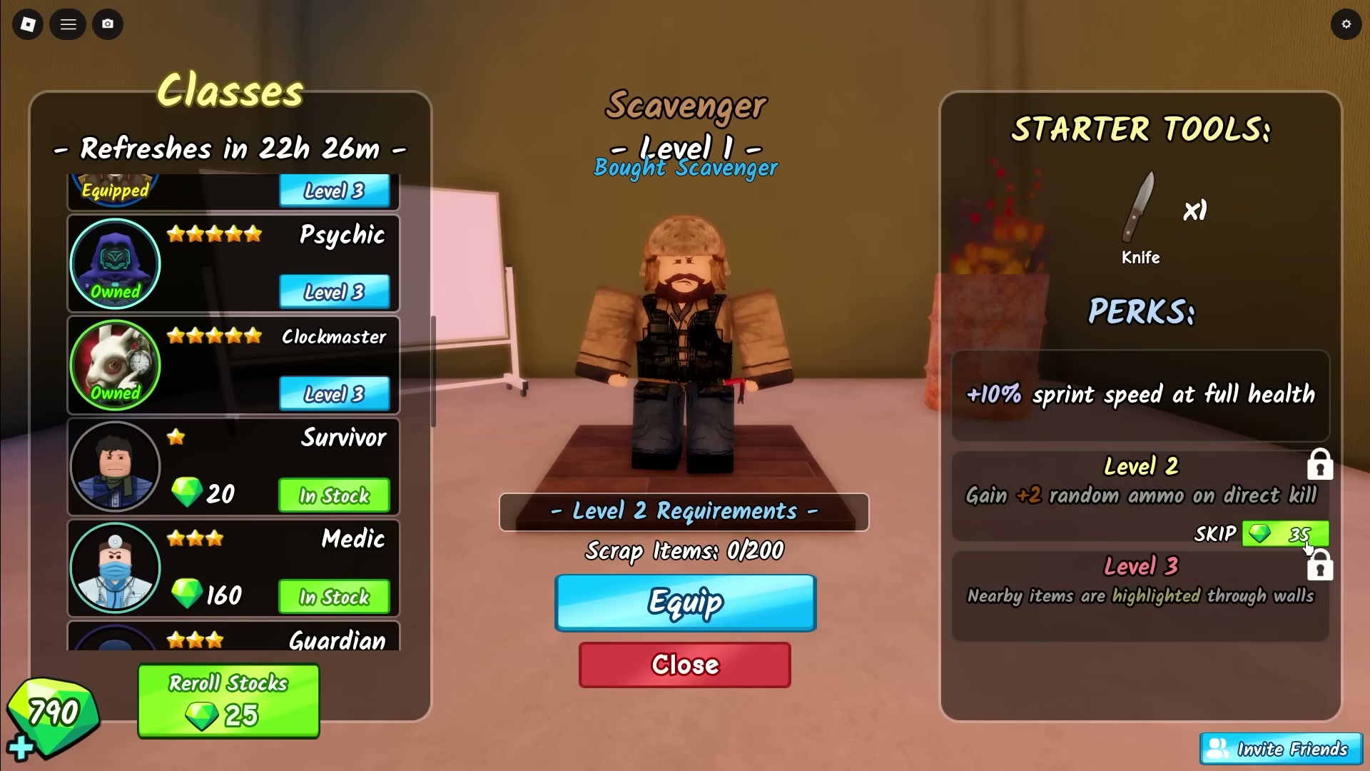 Survive the Apocalypse best classes — Berserker Commander and Scavenger gameplay — screenshot 23 of 31