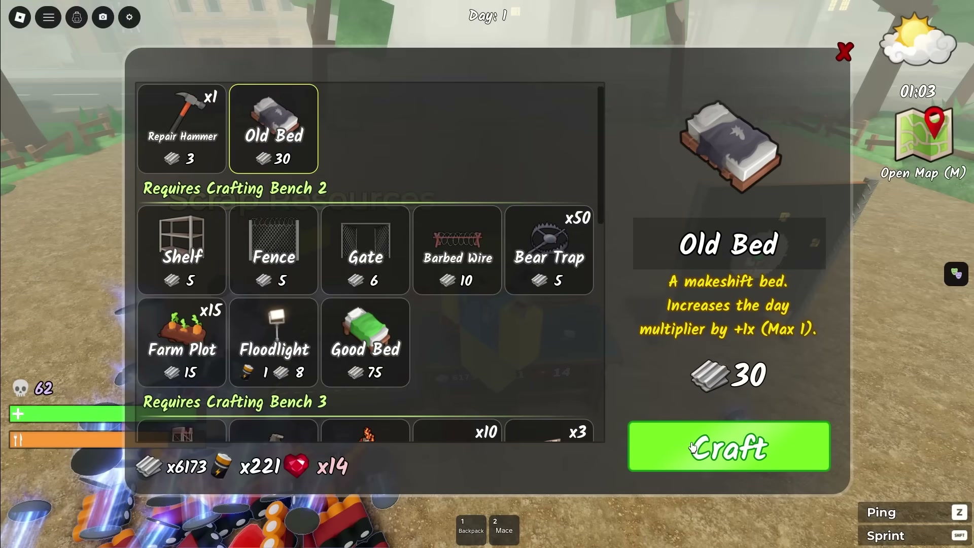 Berserker class Survive the Apocalypse — mace weapon rage meter and zombie interactions — screenshot 8 of 8