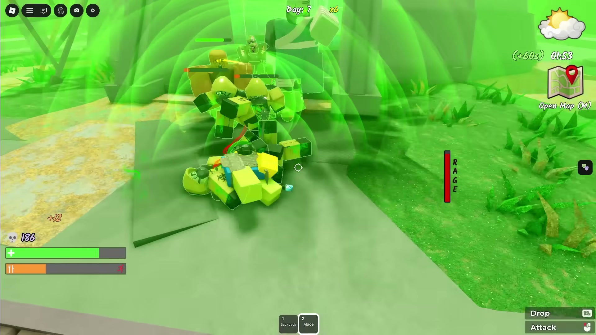 Berserker class Survive the Apocalypse — mace combat splash damage and slam attack — screenshot 4 of 12