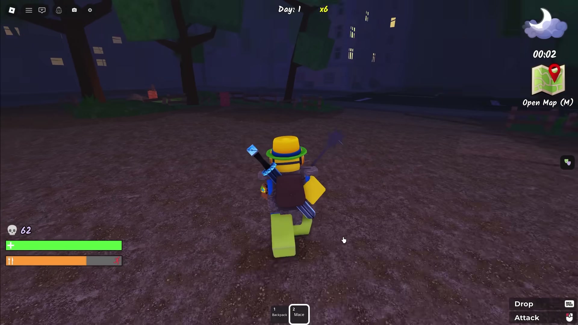 Berserker class Survive the Apocalypse — mace combat splash damage and slam attack — screenshot 1 of 12