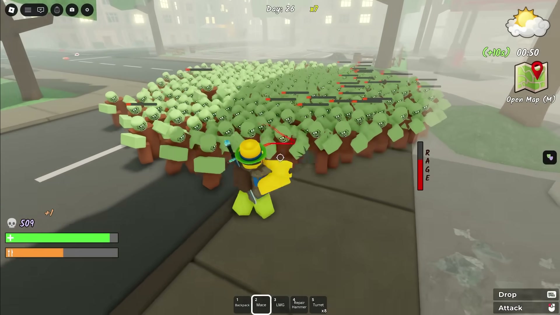 Berserker class Survive the Apocalypse — nuclear reactor solo run with electrical zombies — screenshot 6 of 15