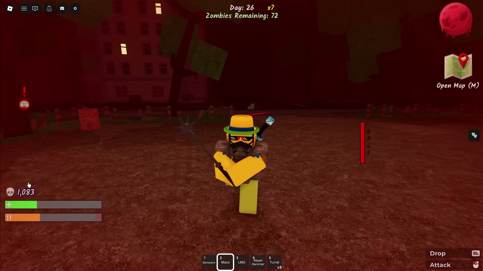 Berserker class Survive the Apocalypse — nuclear reactor solo run with electrical zombies — screenshot 8 of 15