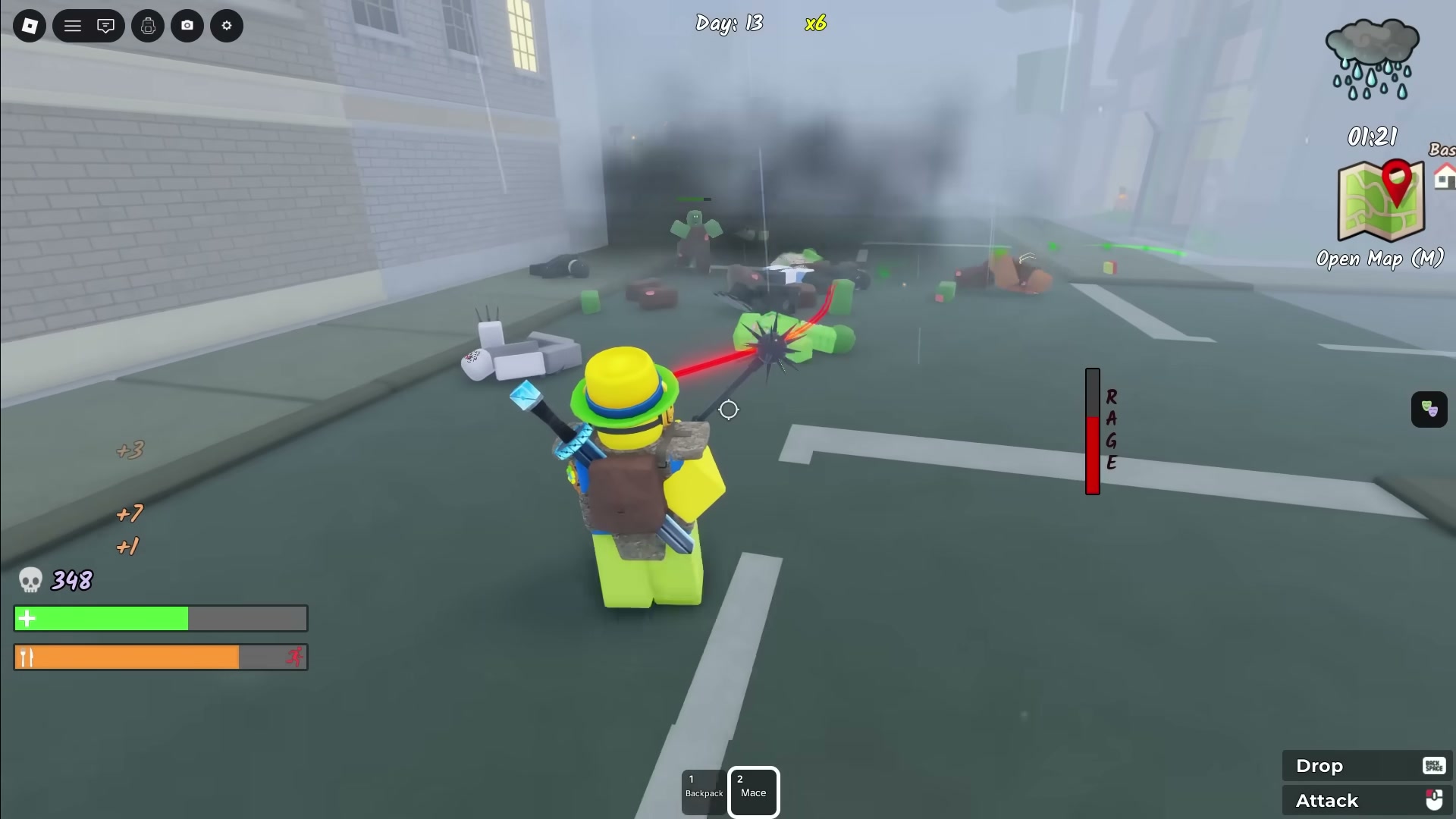 Berserker class Survive the Apocalypse — mace combat splash damage and slam attack — screenshot 8 of 12