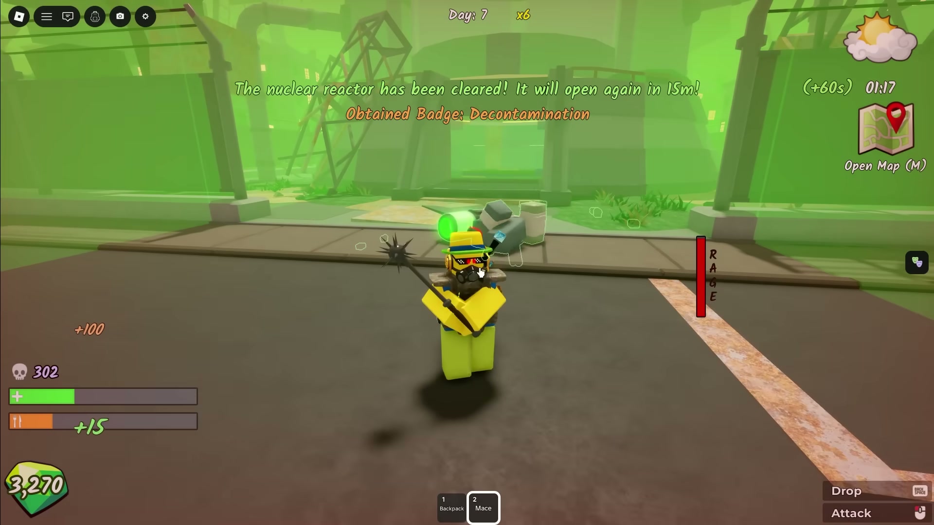 Berserker class Survive the Apocalypse — mace combat splash damage and slam attack — screenshot 5 of 12