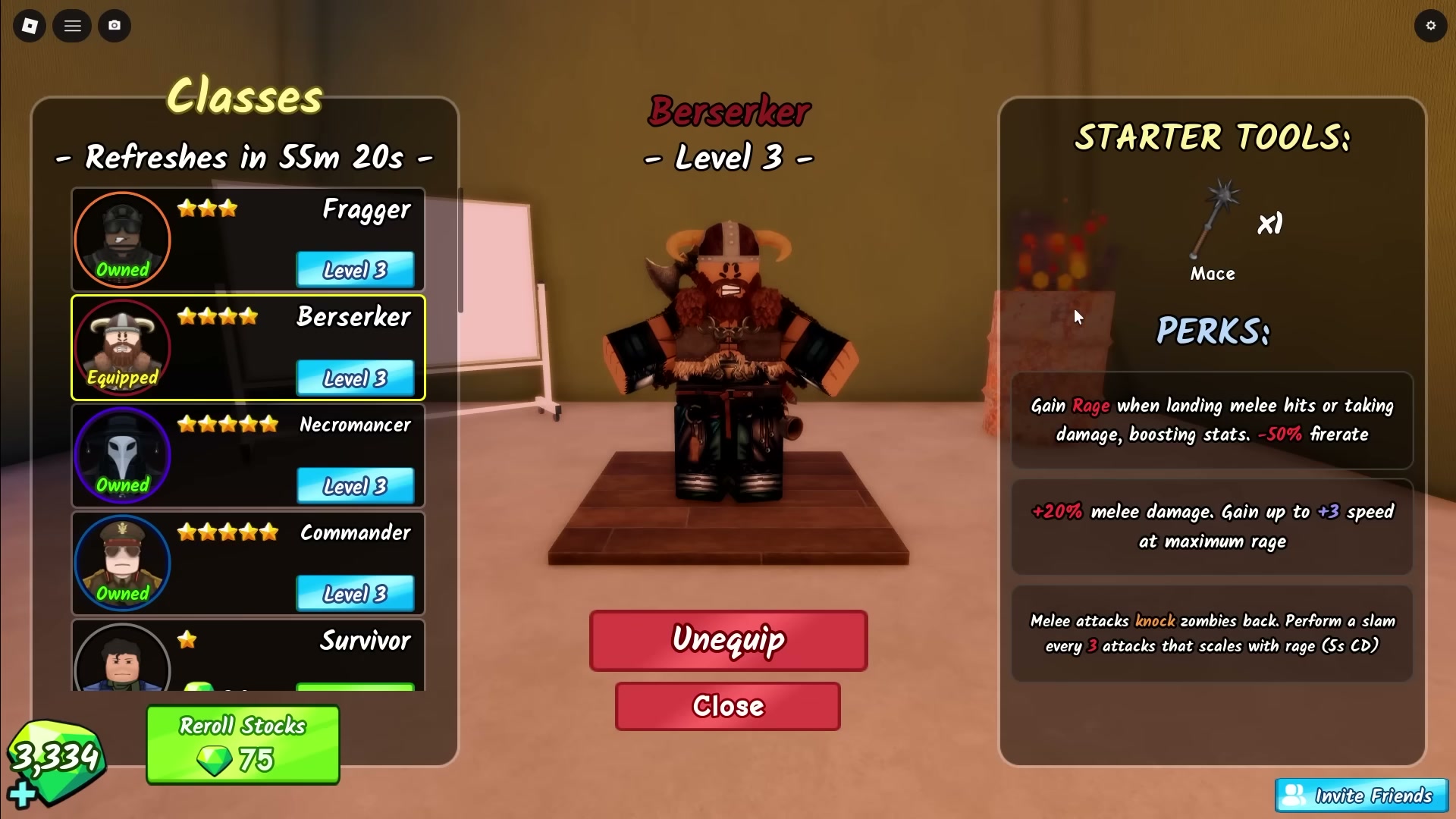 Berserker class Survive the Apocalypse — nuclear reactor solo run with electrical zombies — screenshot 14 of 15