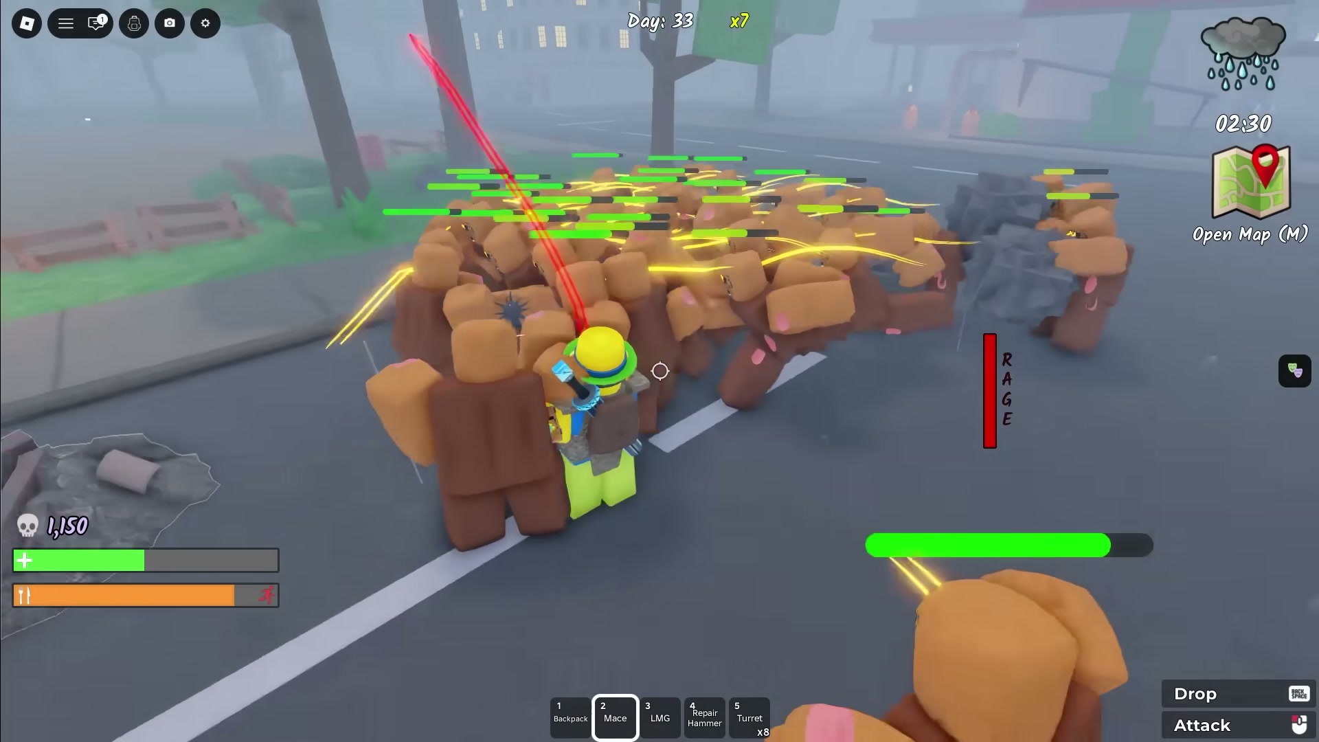 Berserker class Survive the Apocalypse — nuclear reactor solo run with electrical zombies — screenshot 11 of 15