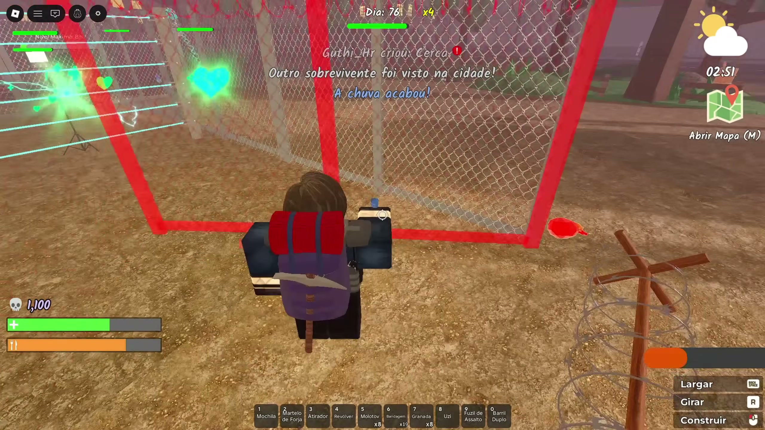 Survive the Apocalypse military base boss — minigun power armor pieces and emerald drops — screenshot 4 of 21