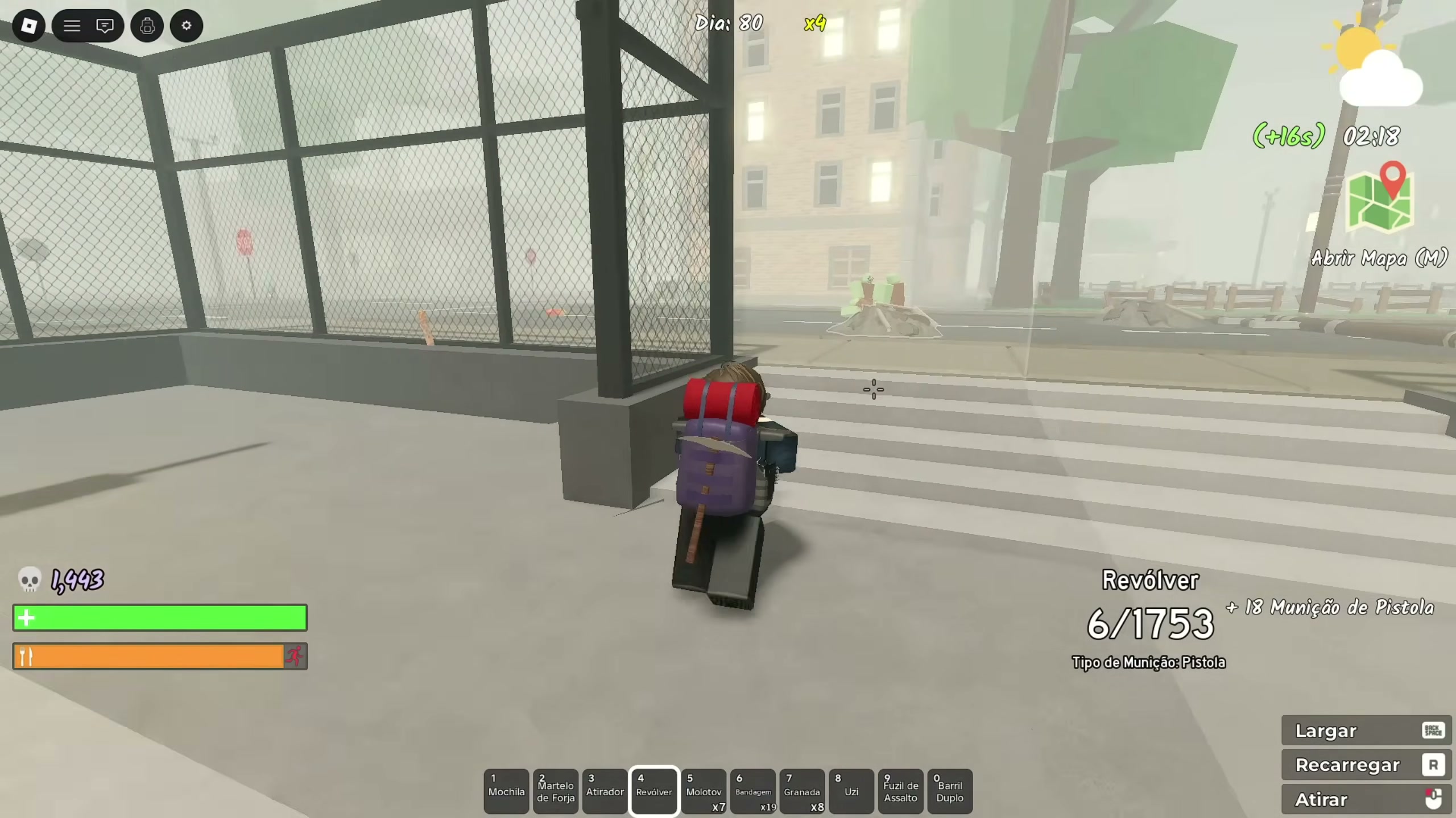 Survive the Apocalypse military base boss — minigun power armor pieces and emerald drops — screenshot 6 of 21