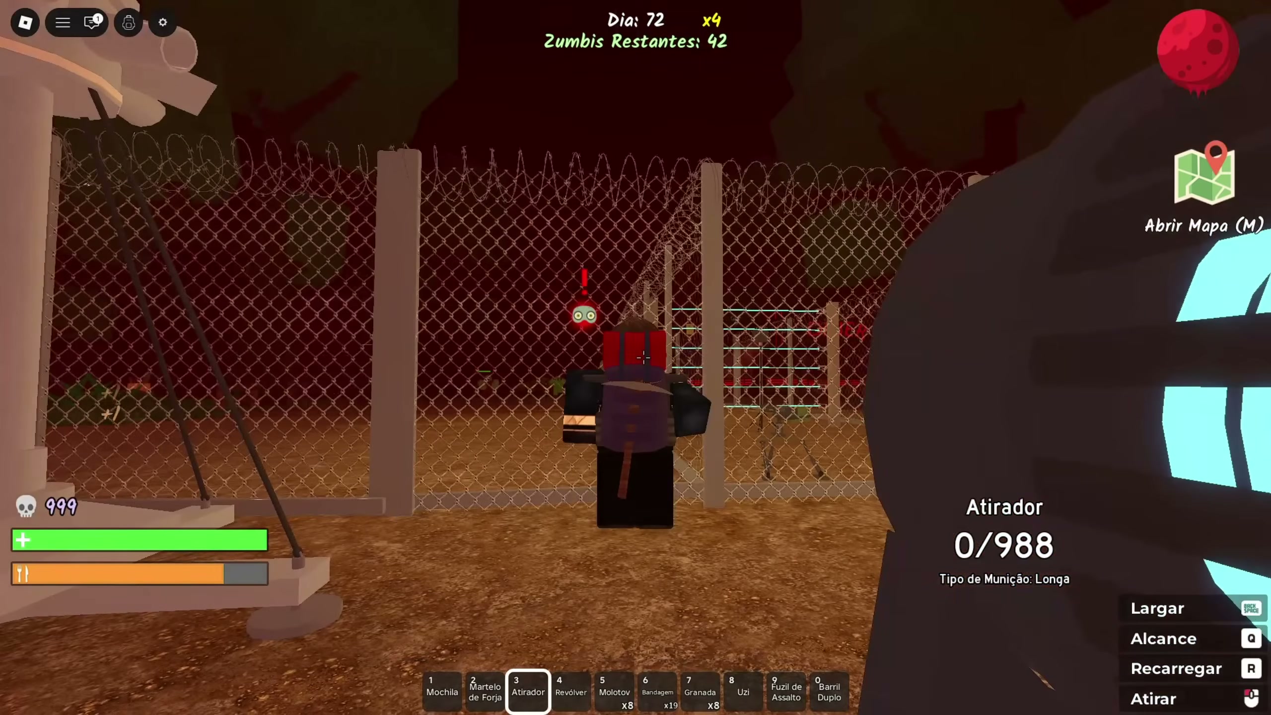 Survive the Apocalypse military base boss — minigun power armor pieces and emerald drops — screenshot 3 of 21