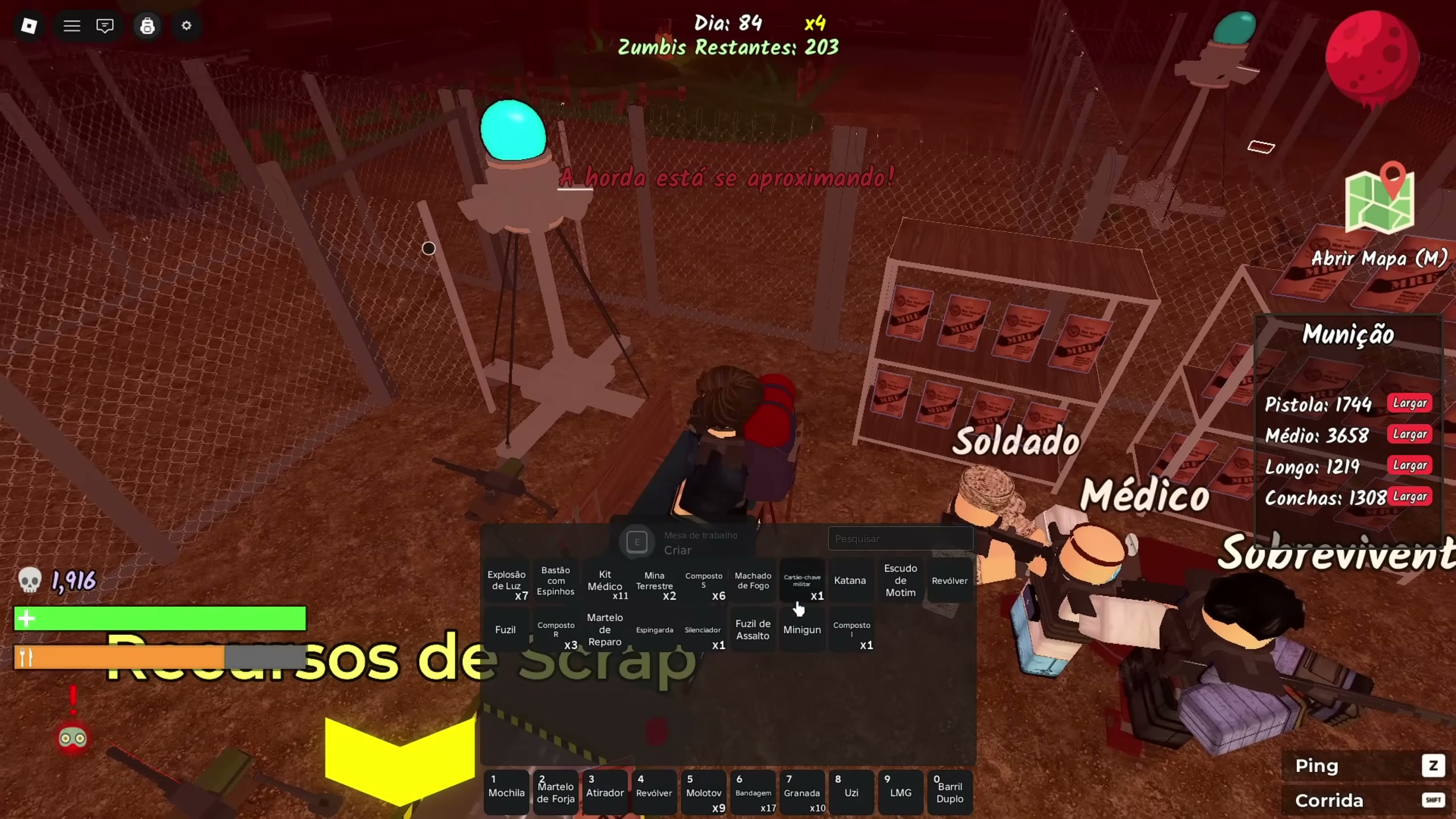 Survive the Apocalypse military base boss — minigun power armor pieces and emerald drops — screenshot 14 of 21