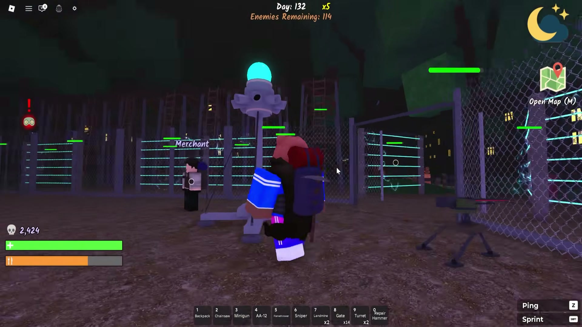 Survive the Apocalypse best base layout — military turrets completed defense day 147 — screenshot 1 of 8