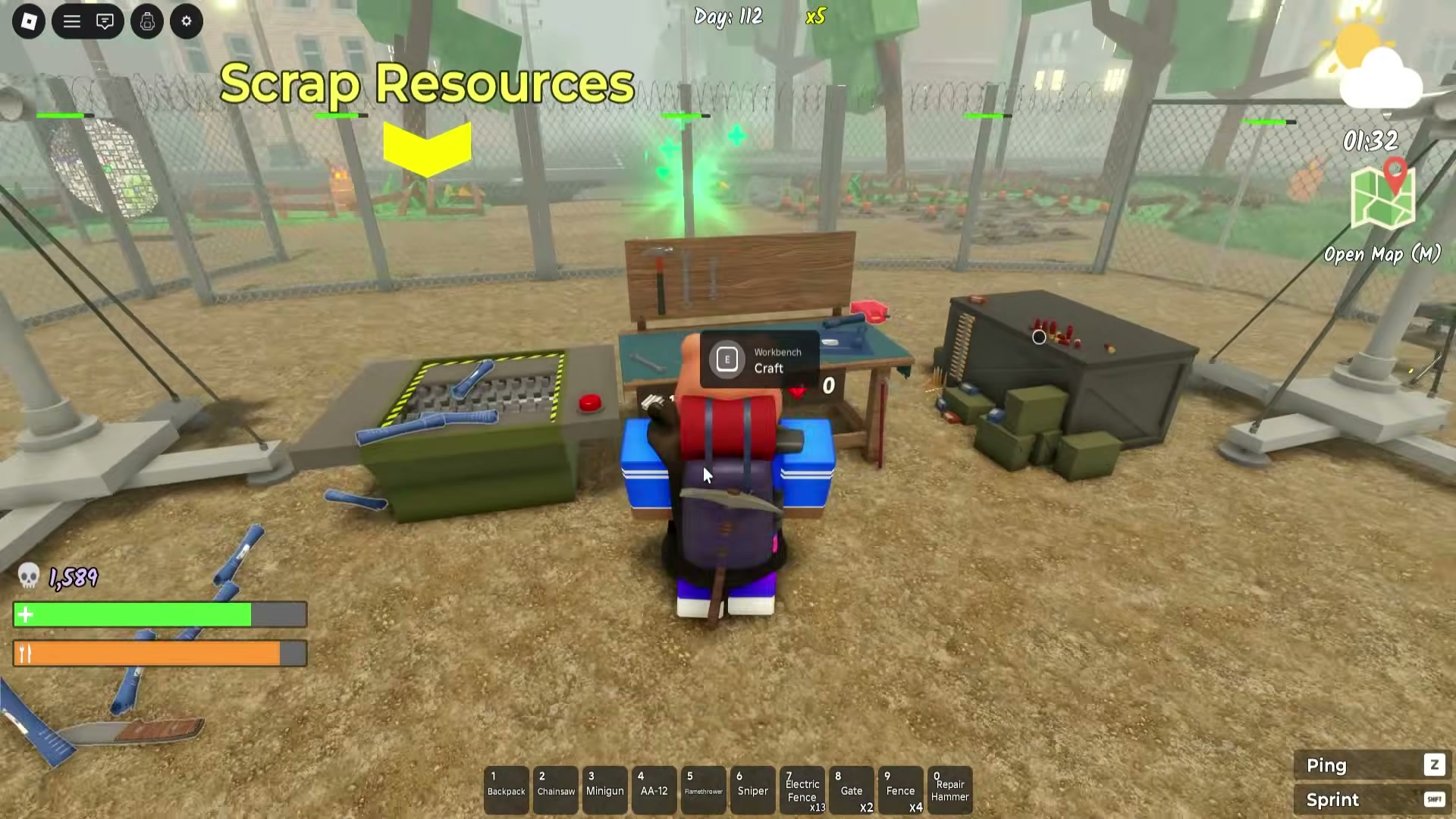 Survive the Apocalypse base building — watchtower electric fence perimeter and repair drones — screenshot 1 of 14